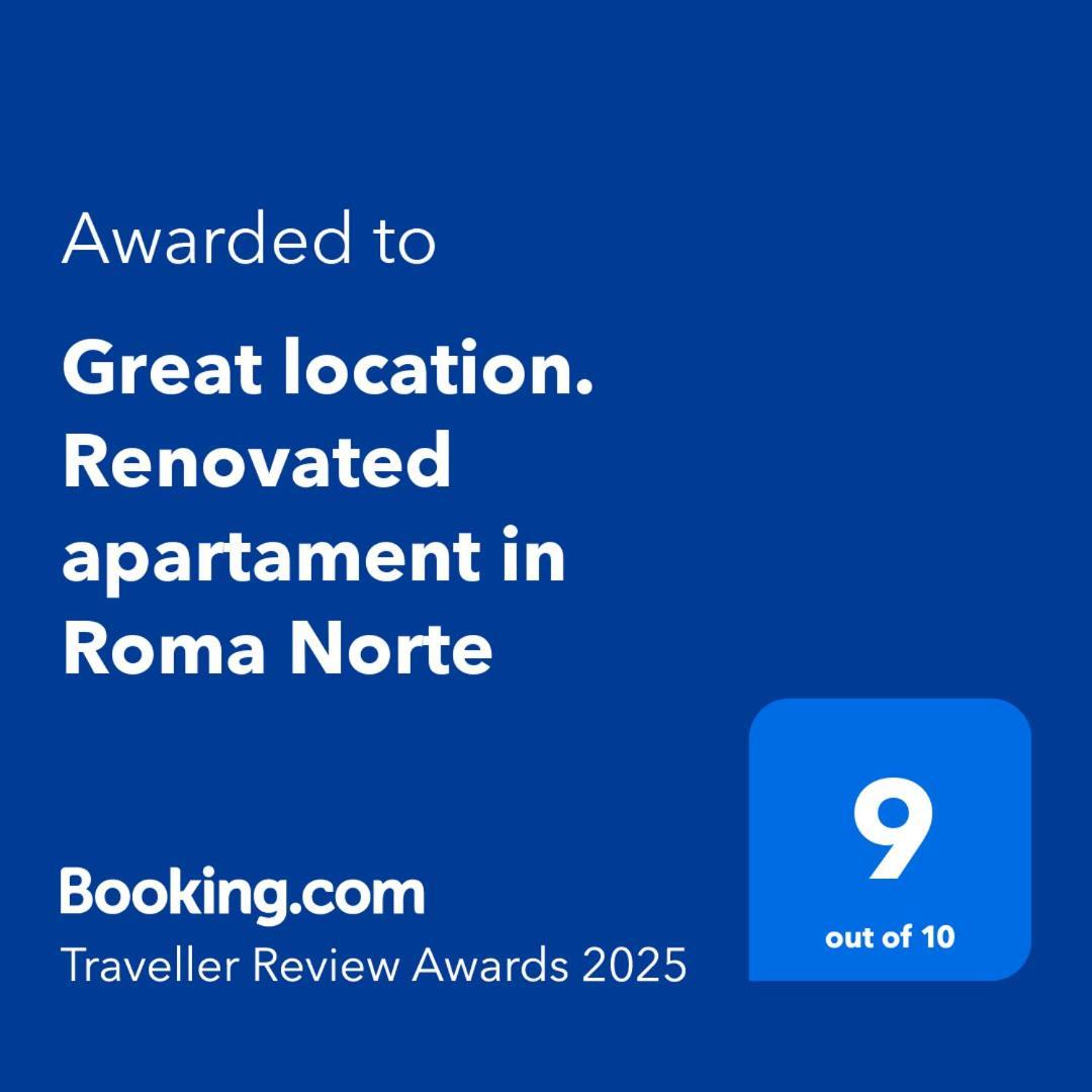 Great Location. Renovated Apartament In Roma Norte Mexico By Eksteriør billede
